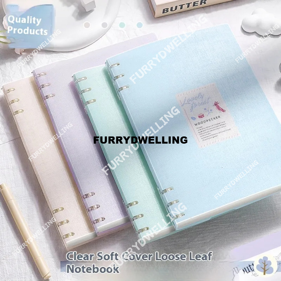 Wholesale Thickened Detachable Ring Binder Dwe74 Non-Hand-Pressing B5 Loose-Leaf Notebook For Middle And High School Students