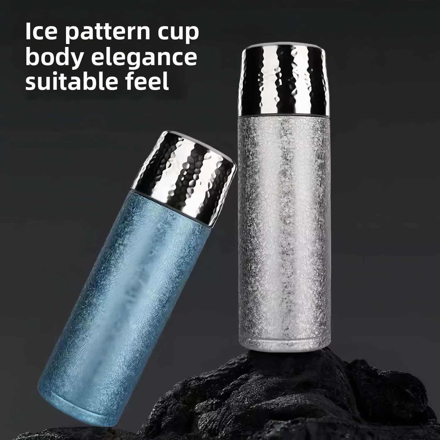 450ML Pure Titanium Stew Thermos Cup Tea Separation Large Capacity Tea Cup Light Luxury Business Office Gift Cup Water Bottles C251008