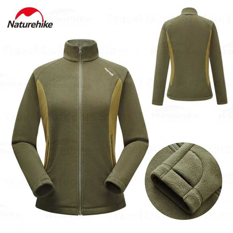 Naturehike Fleece Jackets Full Zip Thermal Warm for Women Camping Hiking Soft Shell Coat Clothing Outdoor Sports Windbreaker J251008