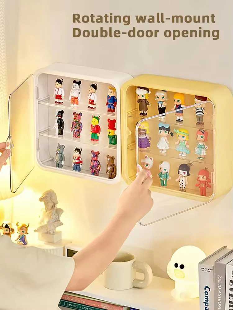 Wall Mounted Storage Box For Figures Showcase Clear Blind Box Display Case Figures Stand Dust Display Proof Doll Toy C251008