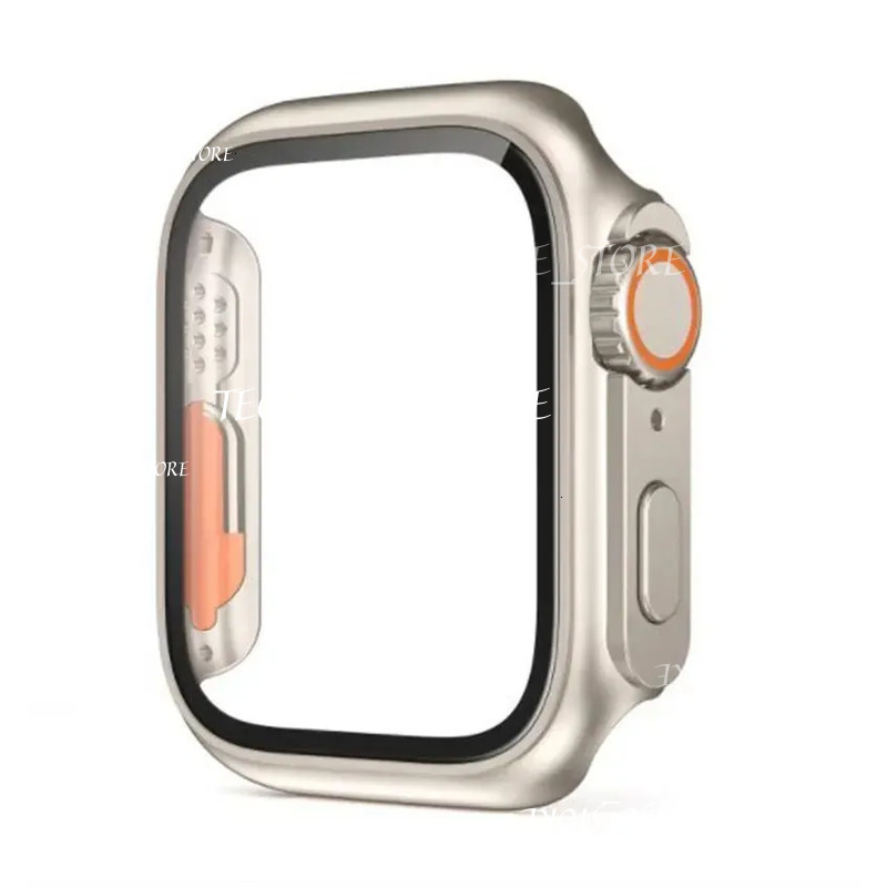 Slim Bumper Screen Protector Case For Series 8 7 6 5 4 SE Seconds Change To Apple Watch Ultra Full Protect Armor tech73 Cover 45Mm 44Mm 88Dd