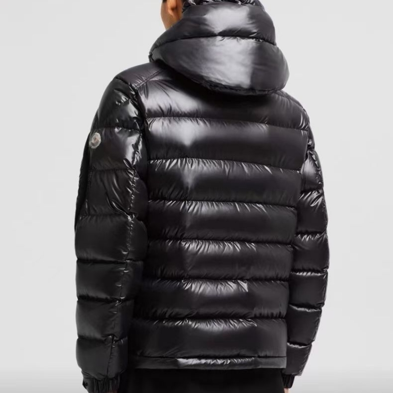 Jackets Mens Outerwear Coats Parkas Fashion Winter Clothing Down Coat Bat Velvet Pattern Badge Splicing Warm Thickened