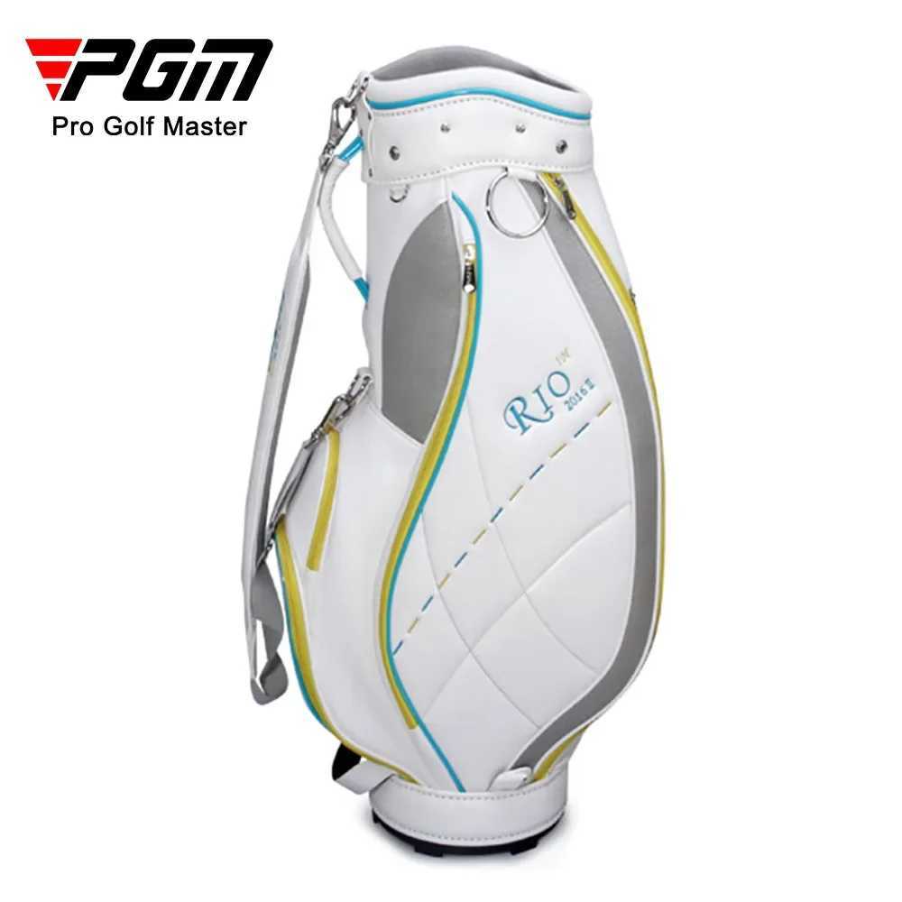 Pgm Women Golf Bag Waterproof Golf Standard Bag Sports Cart Club Airbag Holds Portable Breathable Large Capacity Package QB042 J251008