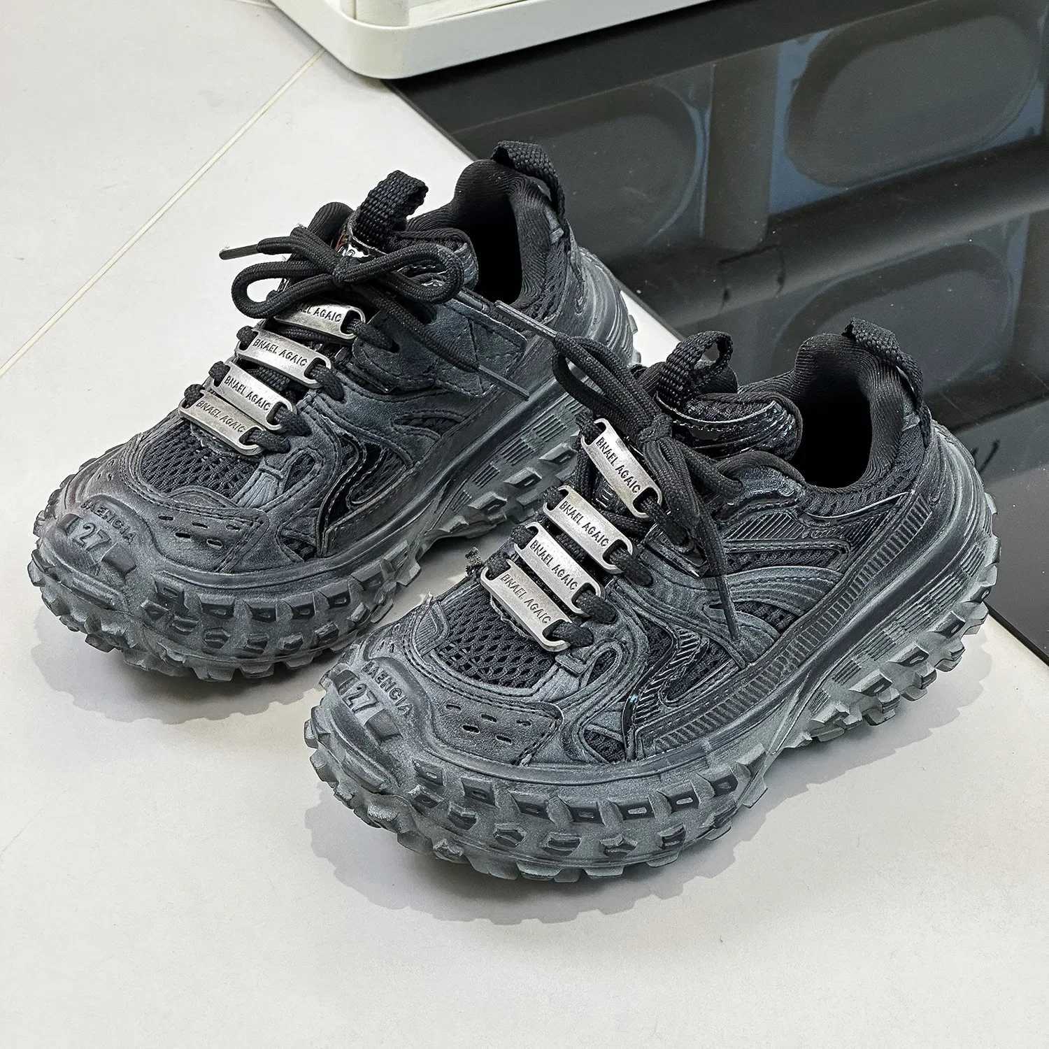 Luxury Toddler Industrial-Inspired All-Purpose Play Shoe featuring Secure Heel Hold and Water Resistance