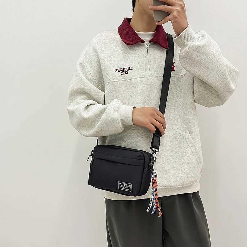 Womens Embroidered Canvas Crossbody Bag Multifunctional Small Purse Sport Casual Rectangle Shoulder Bag LightweightT251007