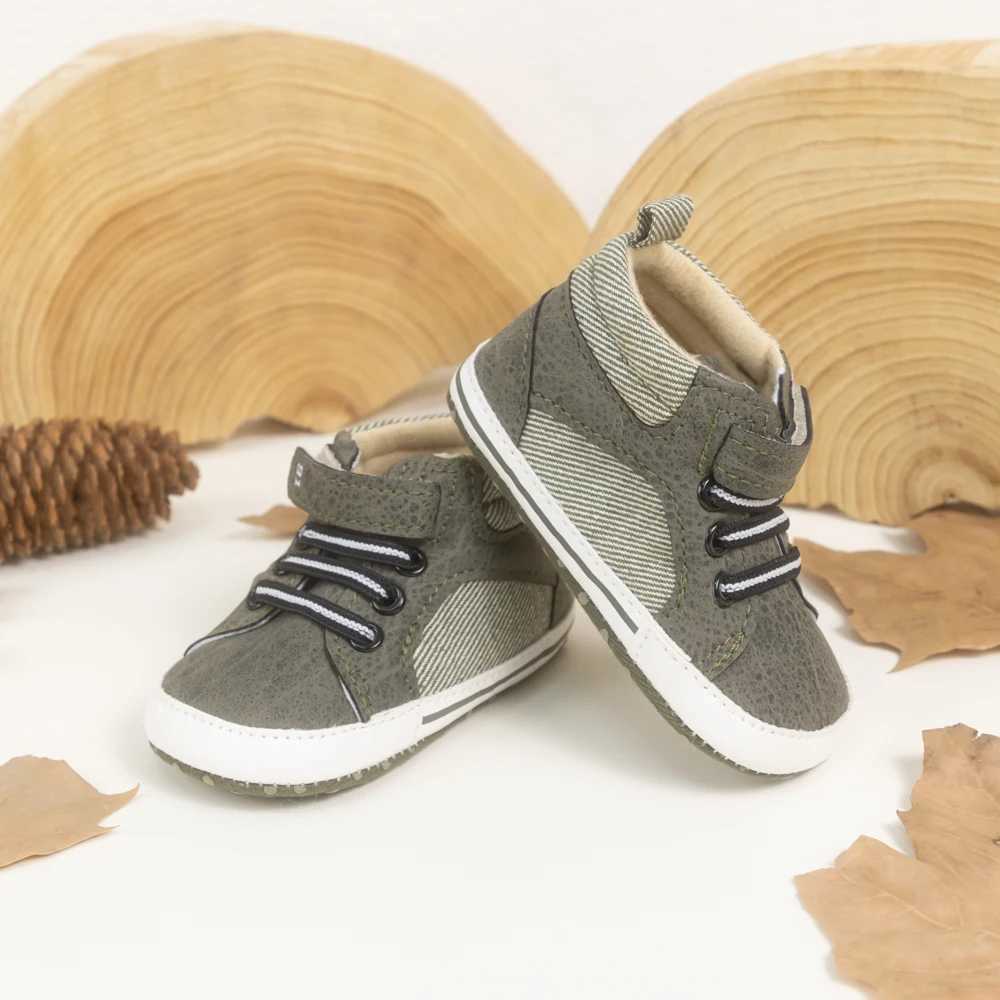 2025 New Baby Canvas Shoes 6 Colors Patchwork Breathable Baby Toddler Shoes Spring and Autumn Comfortable Hightop First Walkers C251008