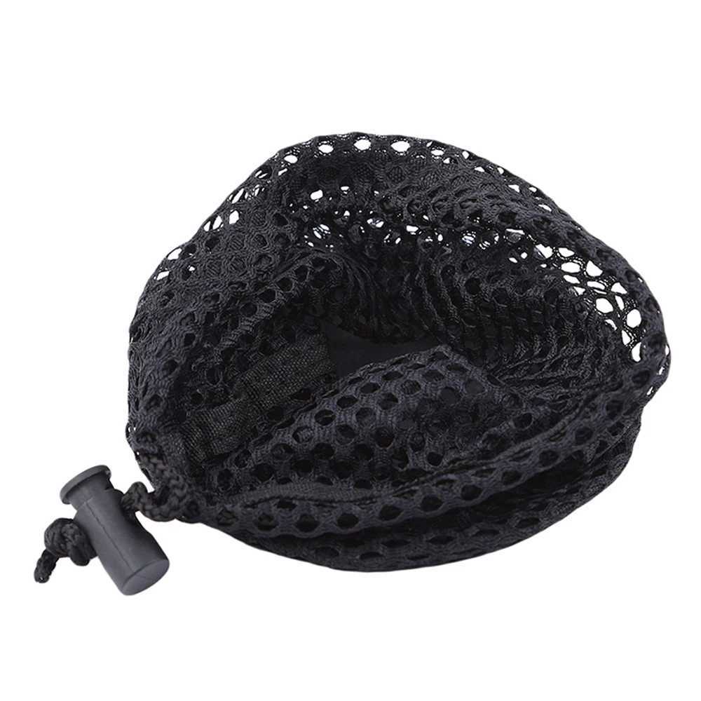 for Gym Tennis 163256 Ball Carrying Bag Nylon Black Golf Mesh Bag Golf Ball Bags Drawstring Pouch Golf Storege Bag J251008