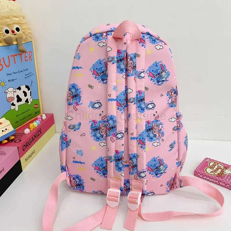 Disney Stitch Leisure Backpack for Elementary School Boys and Girls Junior High School Backpack Outdoor Leisure Travel Backpack Cute H251008