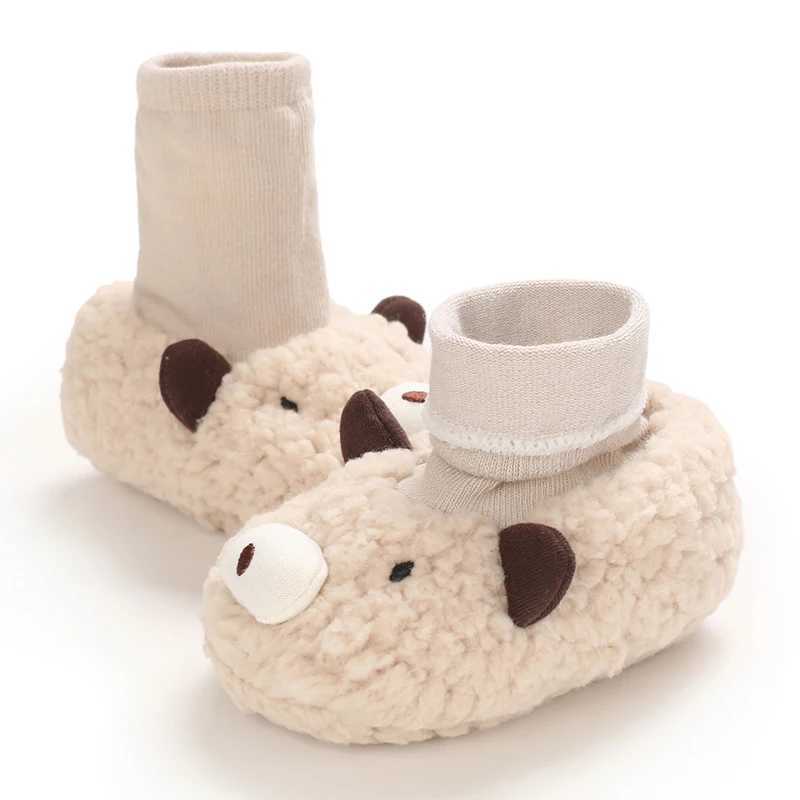 Winter New Cute cartoon Baby Booties Boy Girl Boots Cotton SoftSole NonSlip Warm Toddler First Walkers Infant Crib Shoes C251008