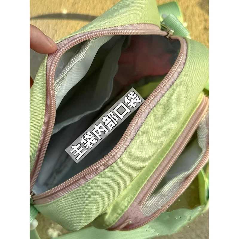 Fashion Patchwork Nylon DIY Badge Crossbody Shoulder Bags Kawaii Women Ita Bags Harajuku Casual Subculture Bolso MujerT251007