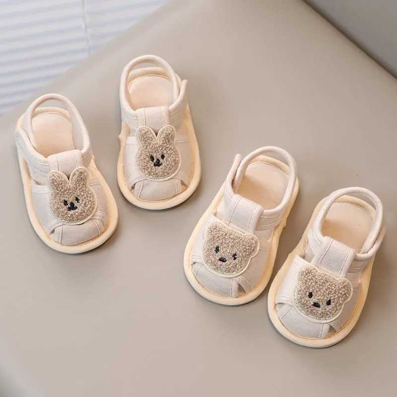 Cute Baby Shoes Cartoon Bear Casual Sandals 018M Boys and Girls First Step Shoes Soft Sole Lightweight C251008