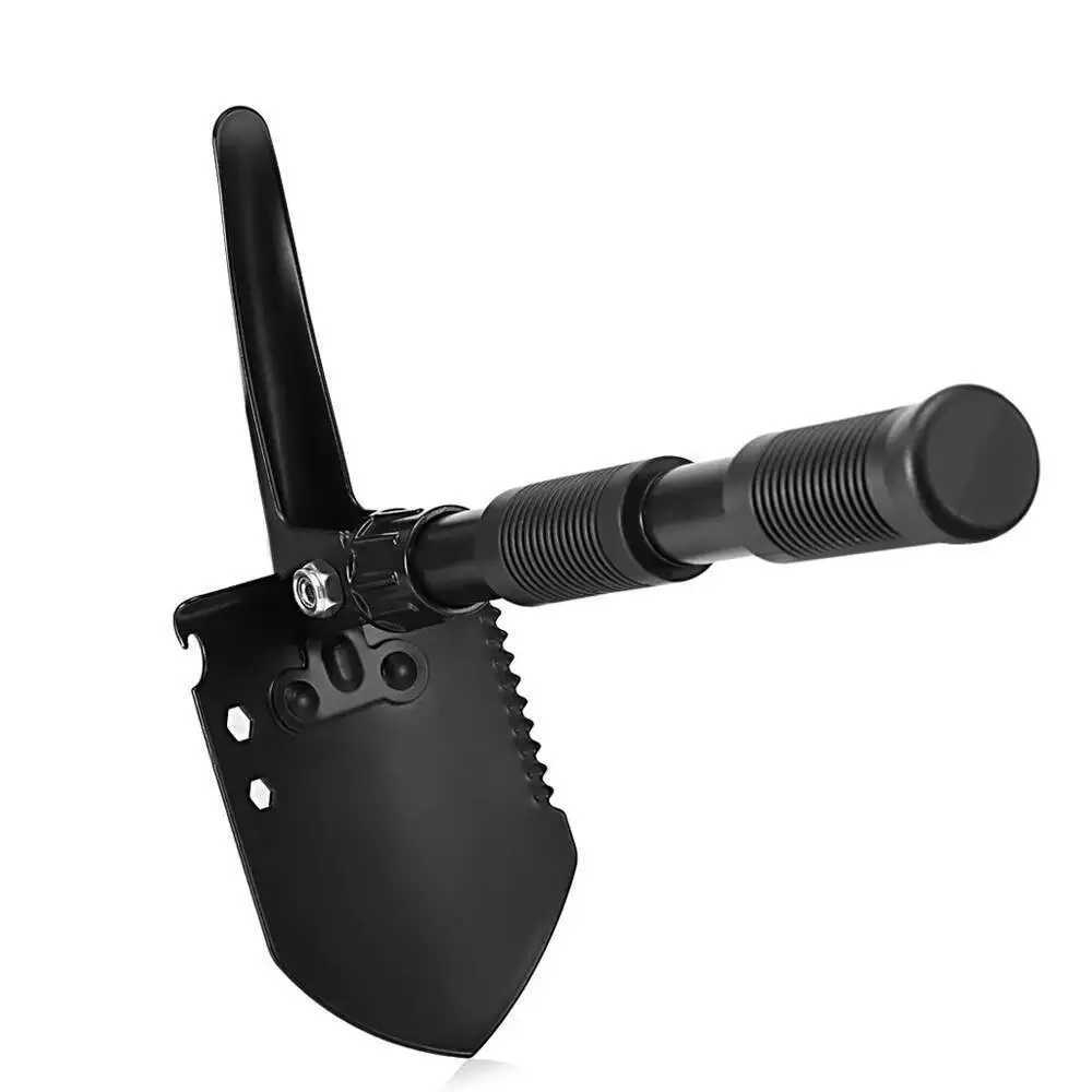 Multifunctional Garden Shovel Hoe Outdoor Folding Camping Spade Portable Weeding Pick Emergency Tool Kit Durable Lightweight Com J251121