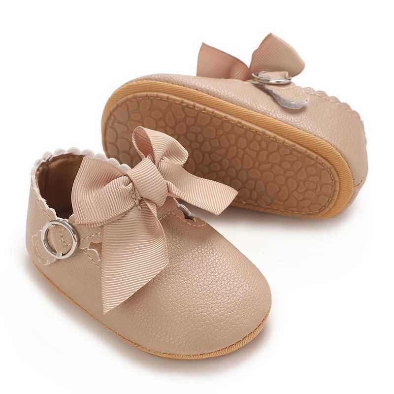 Spring and Autumn New 01 Year Old Baby Girl Shoes With Soft Soles Fashionable and Cute Baby Walking Shoes C251008