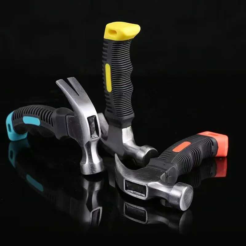 Damaly Super Multifunctional Carbon Steel Portable Hammer Outdoor Mini Nail Hammer Woodworking Nail Hammer Multipurpose J251121