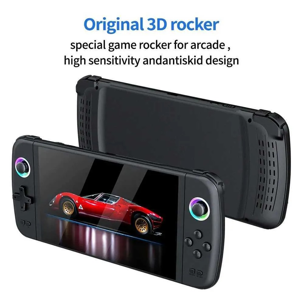 M27 7inch Screen Handheld Video Game Console 64G 20000+ Game Portable Game Player WiFi Bluetooth HD TV Output Retro Gaming Game Console Machine