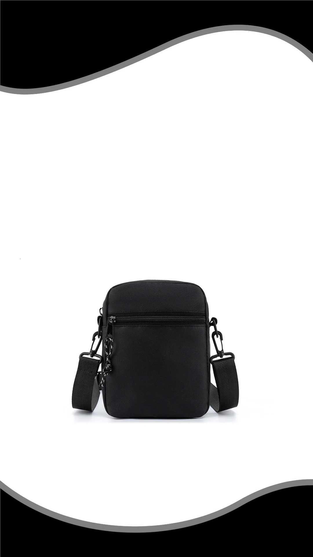 Mens bag made of nylon material with options for single shoulder or crossbody design suitable for daily use during school dT251007