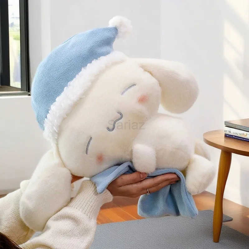 Sanrio 50CM Sleeping Cartoon Anime Cinnamoroll Plushies Stuffed Animal Home Decoration Peluche Sleeping Pillow Holiday Gifts L251008