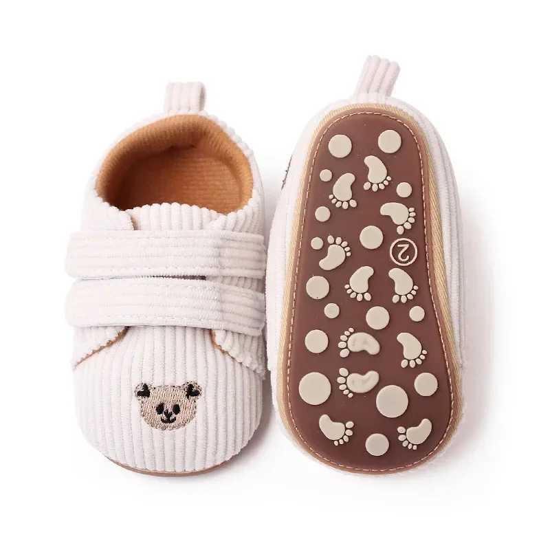 Cartoon Bear Shoes Casual Anti Drop Baby Shoes Soft Sole Baby Girls Boys Walking Shoes Infant Toddler First Walkers C251008