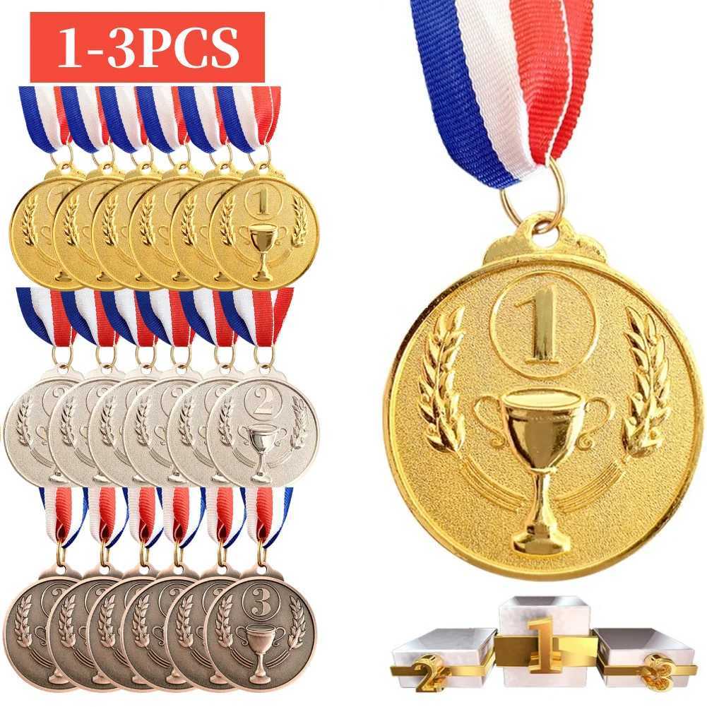Zinc Alloy Award Medals Gold Silver Bronze Prizes Award Soccer Football Medals for Championship Cheerleading Sports Cpetition Y251008