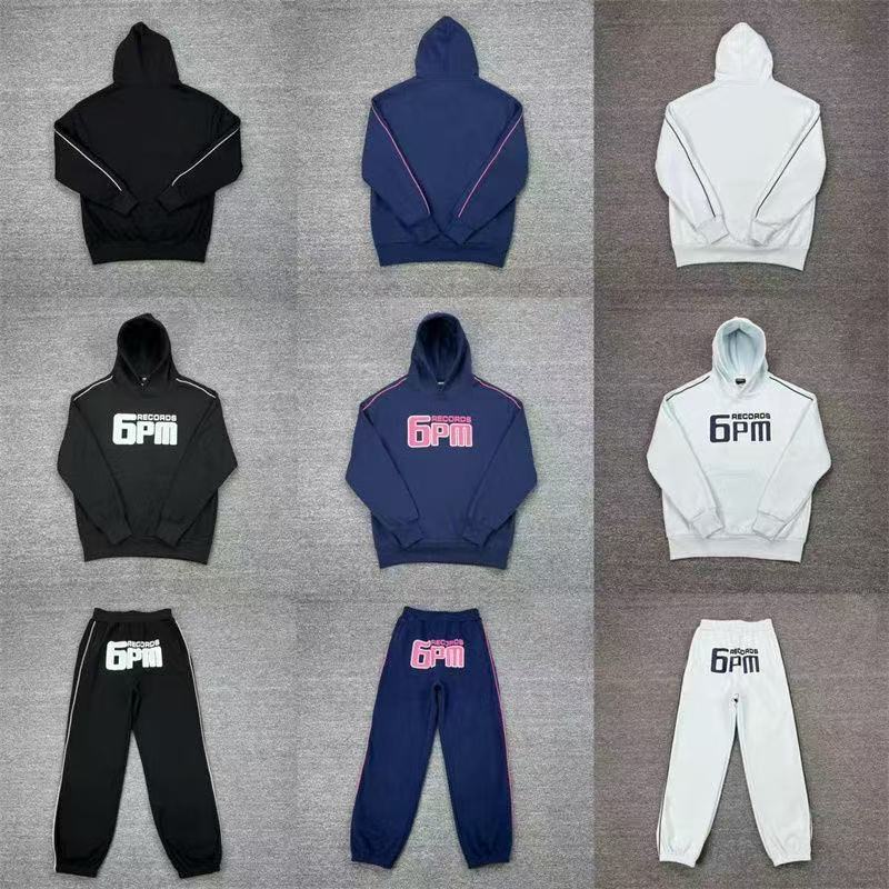 Mens designer Hoodie SIXPM mens Hoodies Y2k Fashion jacket Embroidered thick-thread top men Sport tracksuits Sweatshirt women pullover hoody jy64