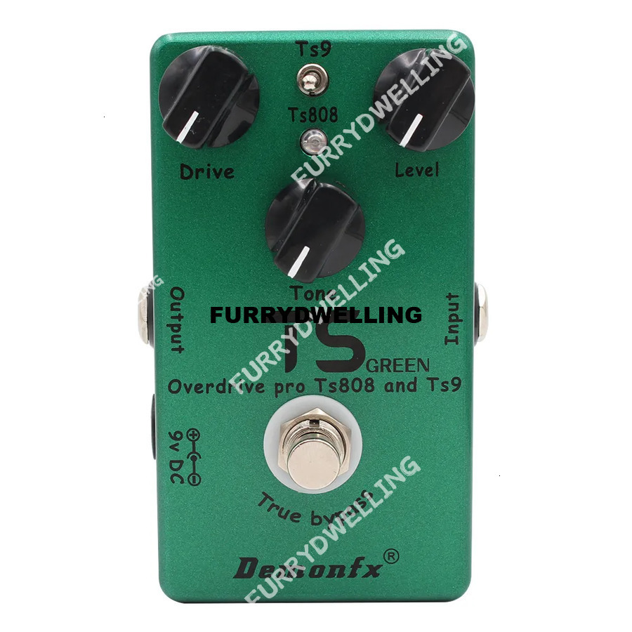 Demonfx De Guitarra GREEN V1.0/ Ts9 And Ts808 V2.0 TS Dwe74 RED II Guitar Pedal Overdrive Pro Vintage True Bypass