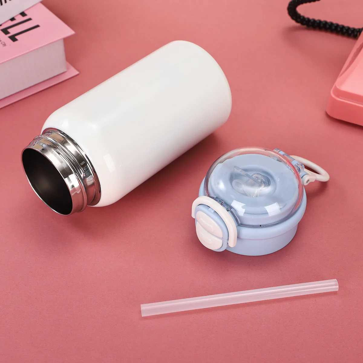 Kpop Demon Hunters Stainless Steel Insulated Cup for Women Anime Cartoon Fashion Water Cups Students Portable Draw Cup Gifts C251008