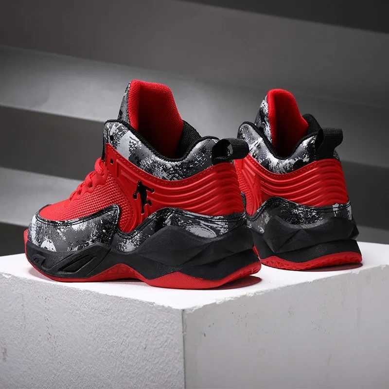 2025 Basketball Shoes for Kids Sneakers New Boys Brand Thick Sole Nonslip Children Sports Shoes Child Boy Basket Trainer Shoes C251008