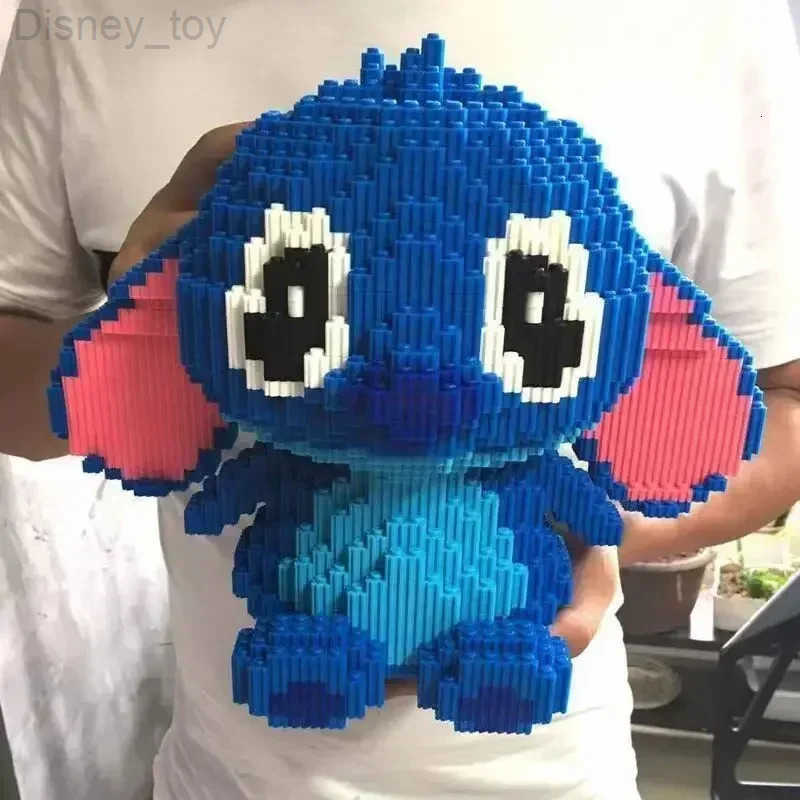 Disney New Stitch Building Blocks Toy Giant Puzzle Assembly for Kids Birthday Gift Desktop Decoration Fast Delivery H251008