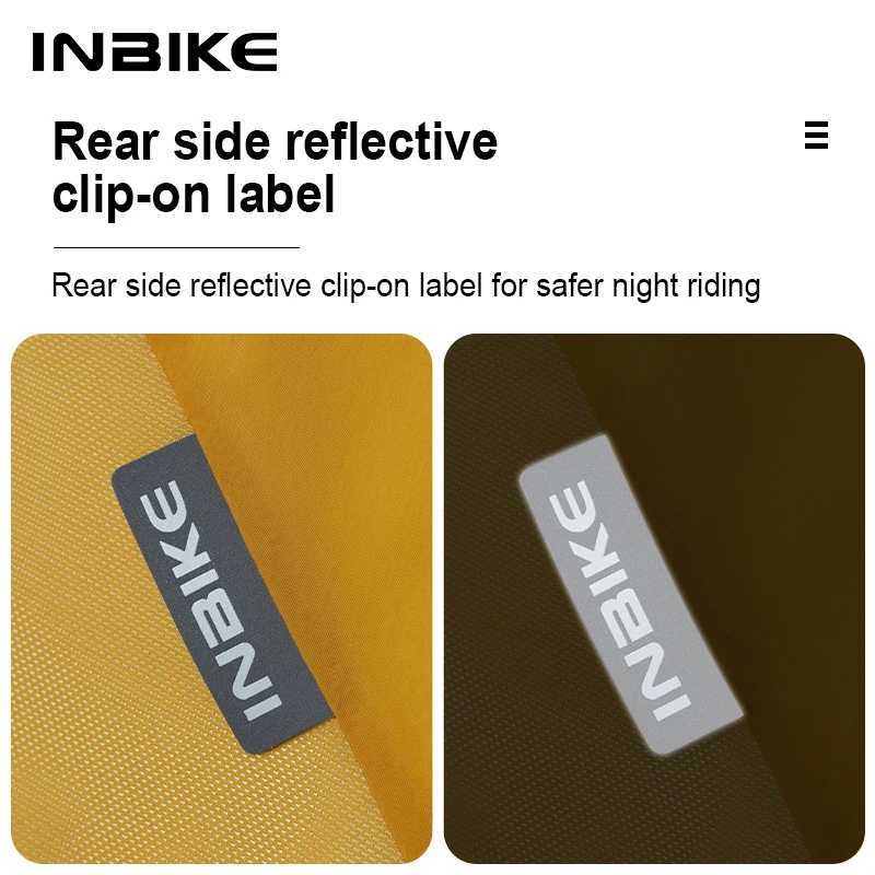 INBIKE New Cycling Jacket Mens Windproof Cycling Jacket Road Bike Waterproof Jacket Doubleended Zipper Cycling Equipment J251008