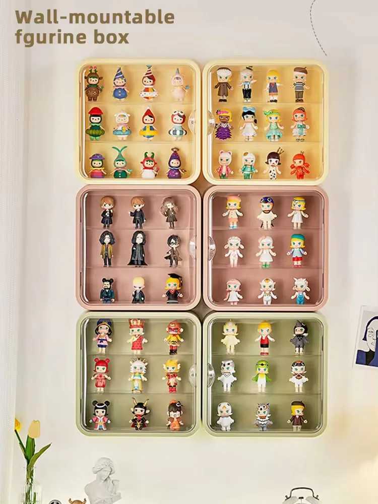 Wall Mounted Storage Box For Figures Showcase Clear Blind Box Display Case Figures Stand Dust Display Proof Doll Toy C251008