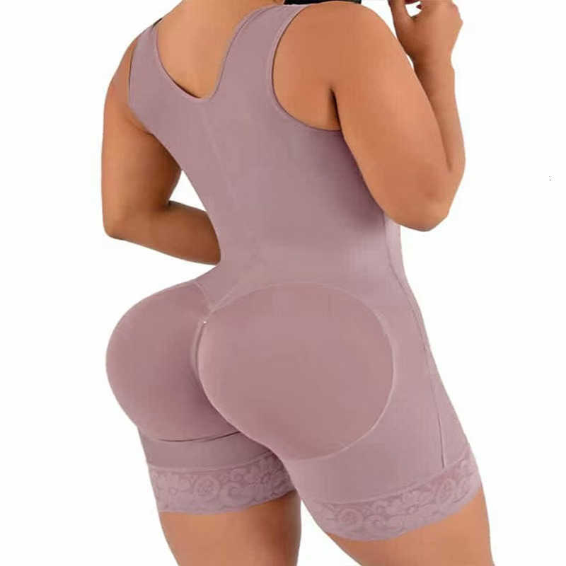 Fajas Colombianas High Compression Flatten Abdomen Body Shaper Tummy Control Butt Lifter Shapewear Waist Bodysuit XJ250614