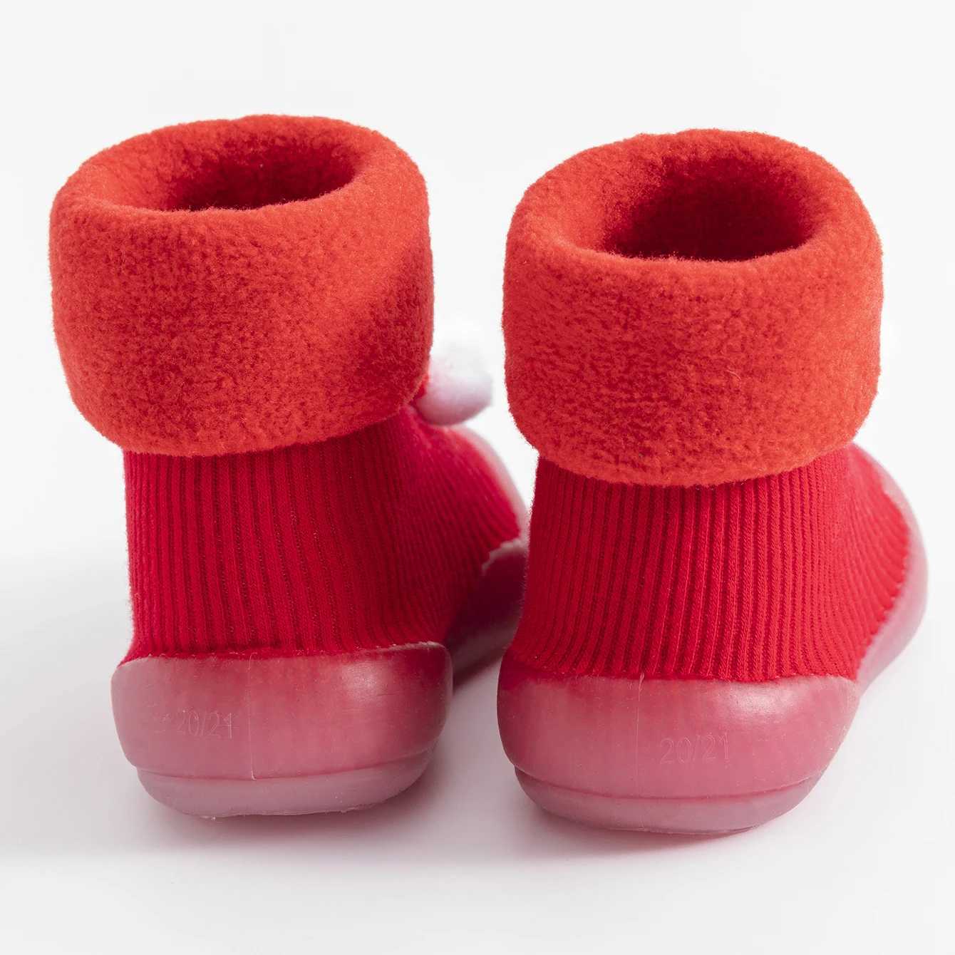 New Year Christmas Gift Baby Winter Snow Booties Toddler Kids Lightweight Warm Shoes NonSlip First Walkers Floor Shoes C251008