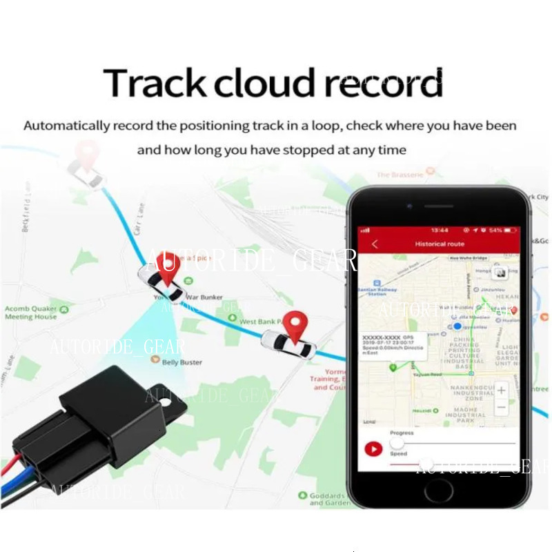 C13 Utor28 Car Safety Relay GPS Tracker GSM Locator APP Tracking Remote Control Antitheft Monitoring Cut Oil Power Cartracker9280429