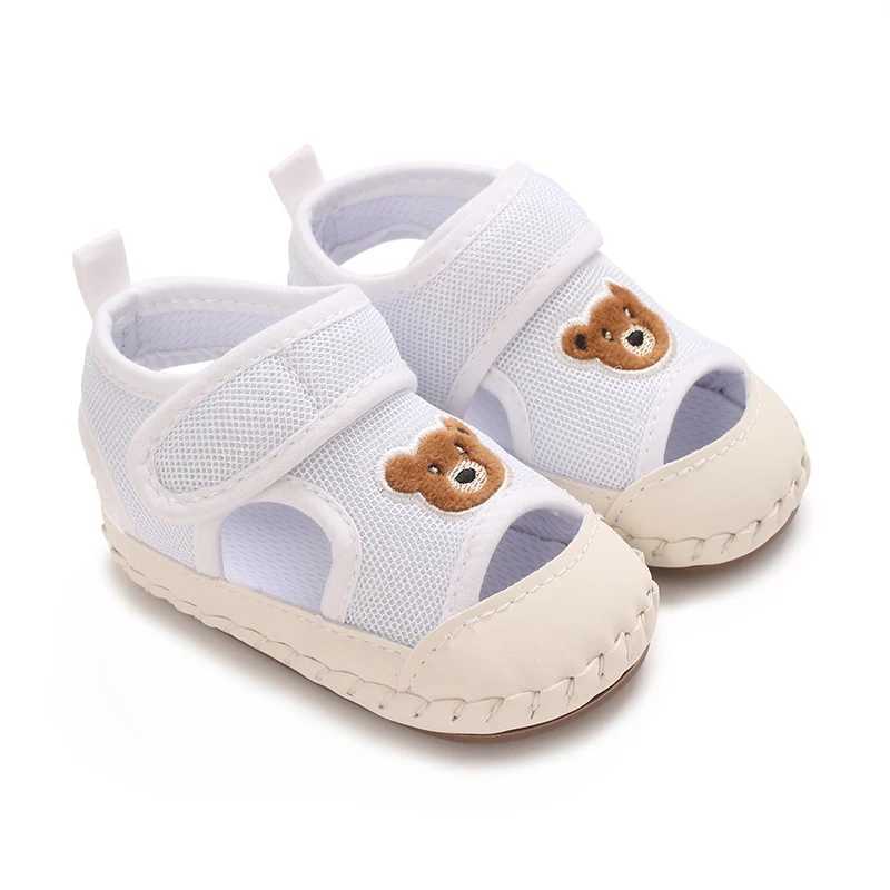 Cute Bear Soft Sole Comfortable Baby Sandals with Headband Anti Kick First Step Shoes Sandal 018 Months Baby Bed Shoes C251008
