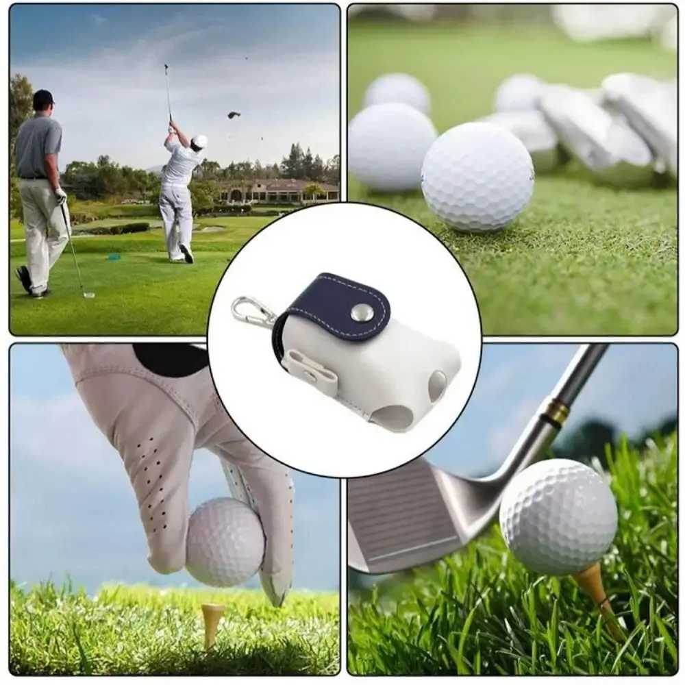 Mini Golf Ball Waist Bag Waterproof 2 Balls Golf Belt Bag with Golf Tee Clip Storage Case Golf Ball Container Sports Training J251008