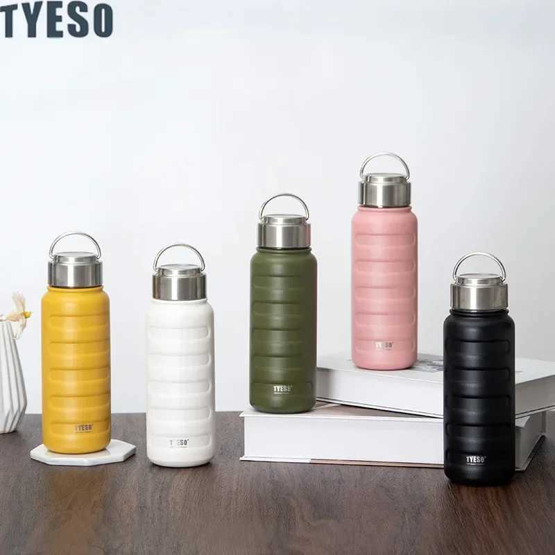 Tyeso Double Stainless Steel Thermos Mug Portable Sport Vacuum Flask Large Capacity Thermal Water Bottle Tumbler Drinks Cup C251008