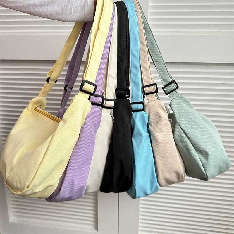Japanese Harajuku Cute Canvas Casual teenage school bag Aesthetic Sweet messenger bag Large Capacity new y2k Women Shoulder BagT251007