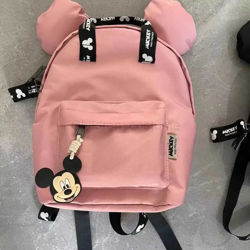 Disney 2025 New Fashion Mickey Mouse Backpack Lightweight Schoolbag For Kids Cut Backpack For Kindergarten Unisex H251008