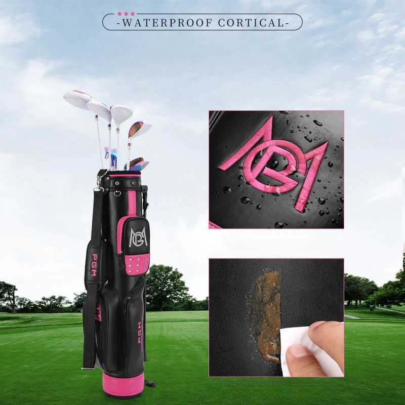 PGM Golf Bags Large Capacity Bracket Clubs Gun Bag Lightweight Waterproof Ultra Fiber Sport Bags QIAB020 J251008