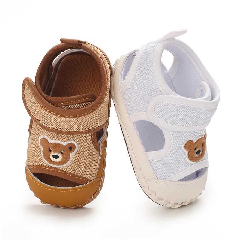 Cute Bear Soft Sole Comfortable Baby Sandals with Headband Anti Kick First Step Shoes Sandal 018 Months Baby Bed Shoes C251008