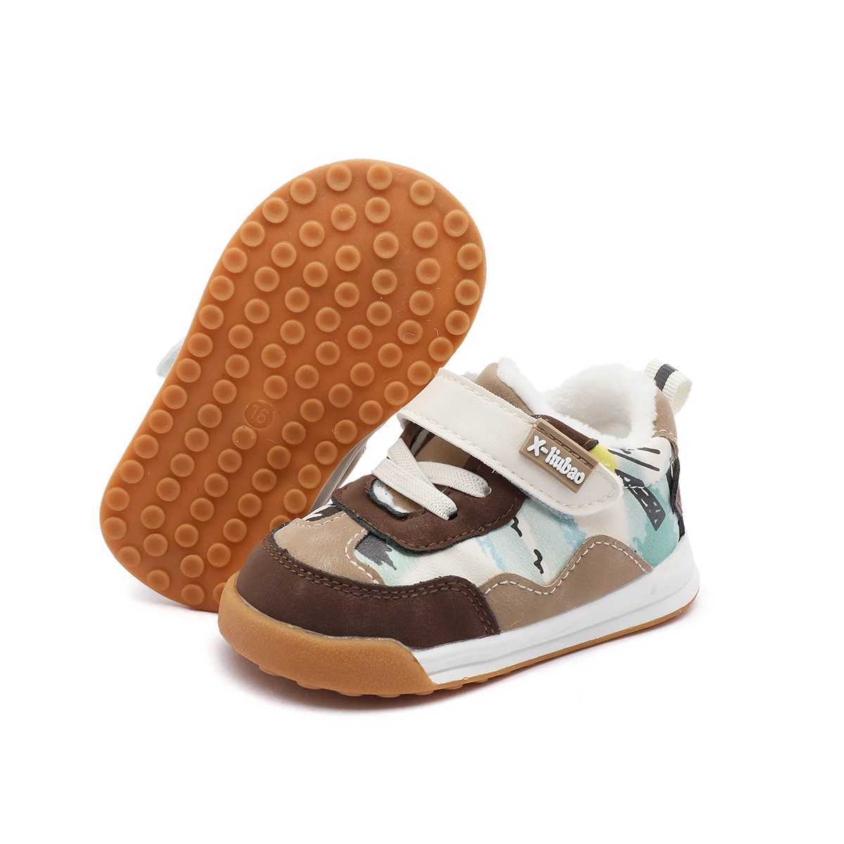 Baby Boys Girls Fleecelined Warm Casual Shoes Nonslip Comfortable Walking Shoes C251008