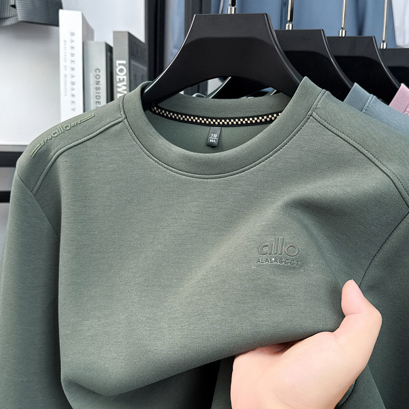 Designer Hoodie Men's Sweatshirt Round Polo Neck 2025 Autumn Winter New Fashion Trendy Loose Casual Designer Shirt Base Long Sleeve Men's T-