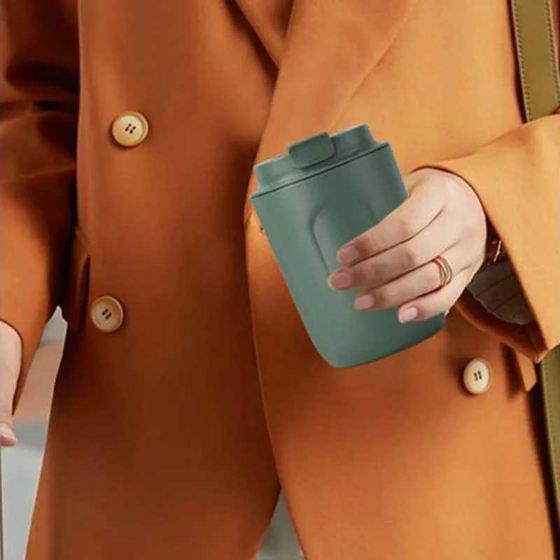 220ml Mini Thermo Coffee Cups Mug 316 Stainless Steel Travel Thermal Mug Tumbler Leakproof Pocket Cup Insulated Hot Water Bottle C251008