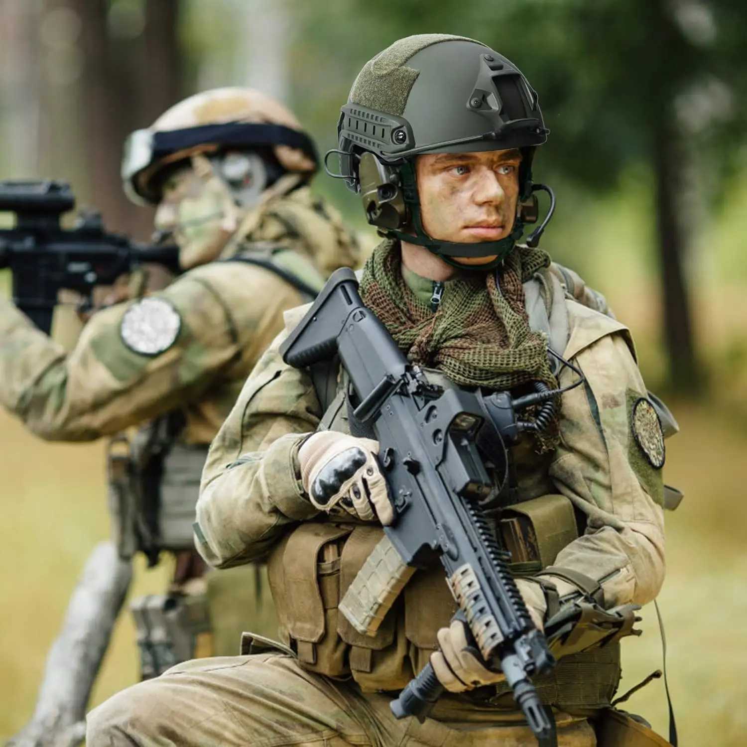 BOOIU Airsoft Fast MH PJ BJ Tactical Helmets Style Simple Quick Version Protective Gear for Outdoor Sports Paintball Games C251008