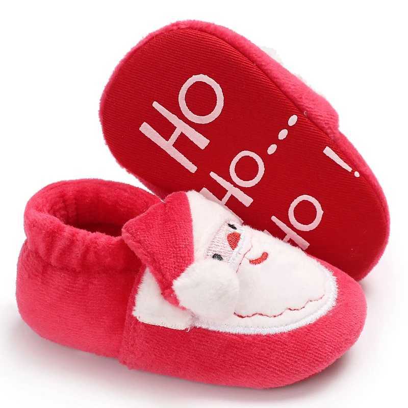 01 Year Old Christmas Baby Shoes Soft Soled Floor Shoes That Dont Fall Off Baby Shoes Walking Shoes C251008