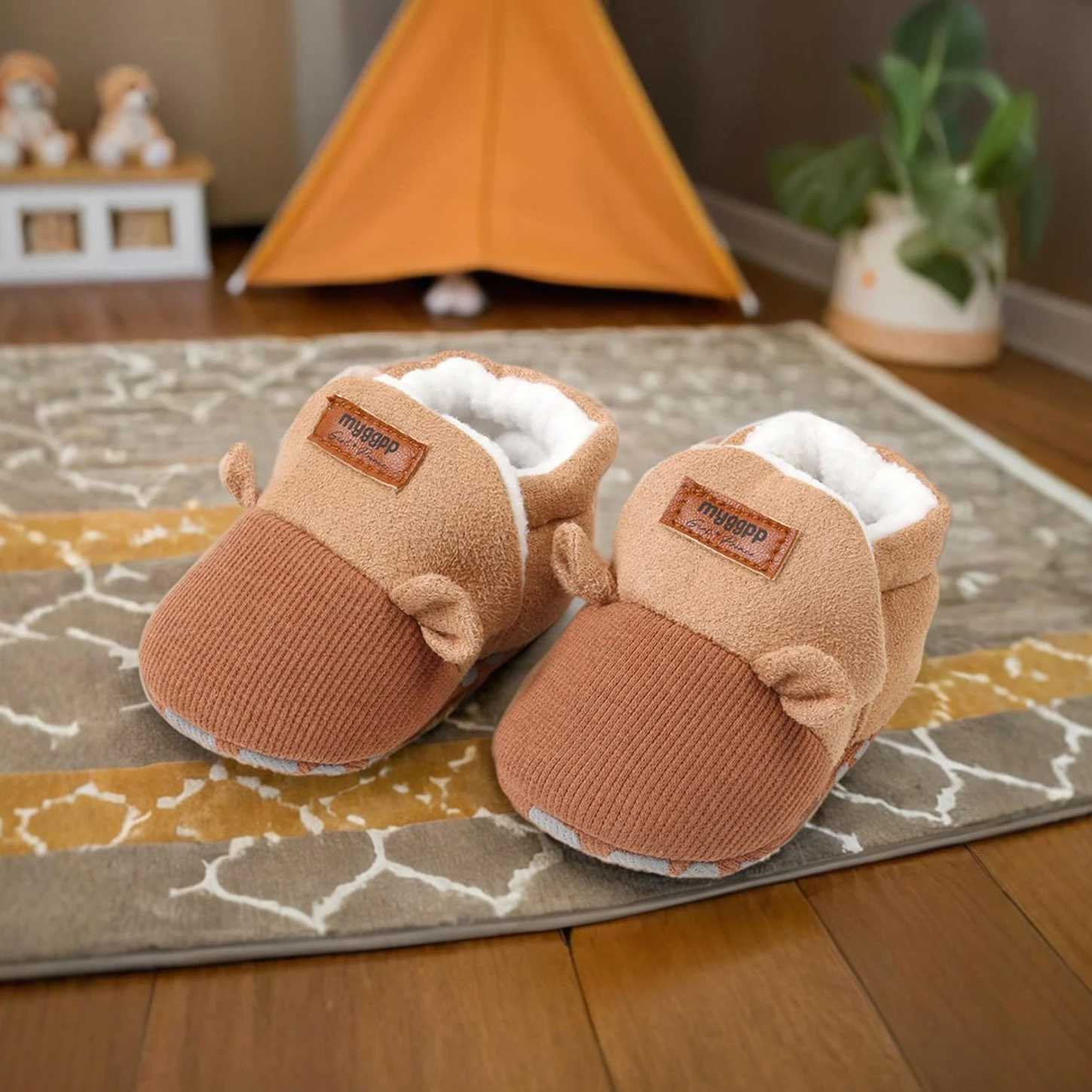 Warm Infant Toddler Crib Snow Boots Soft Comfortable Infant Girls Boys AntiSlip Slipper Newborn Baby Shoes C251008