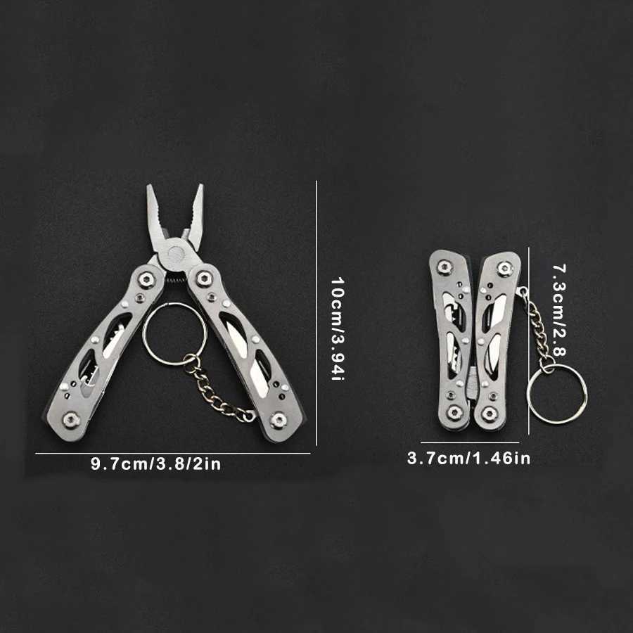 MuqiNush 12 In 1 Multifunctional Folding Tool Pliers Pocket Camping Knives With Bottle Opener Screwdriver For Outdoor Hiking J251121