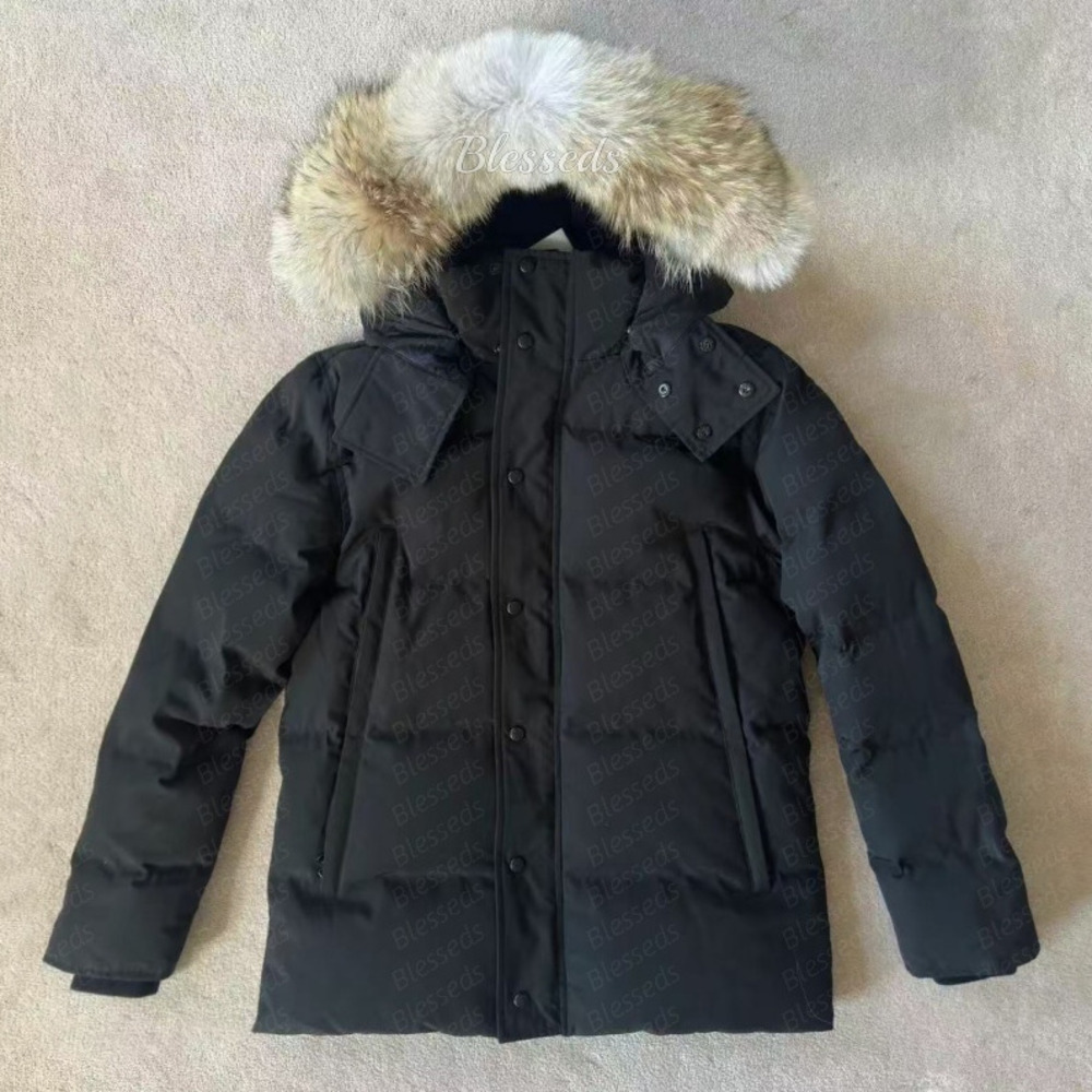 Down Jacket Designer Mens Canadian Puffer Jackets Winter Parka Coat Real Wolf Fur Outdoor Wyndham Windbreaker Outerwear Removable Hooded jacket size XS-3XL