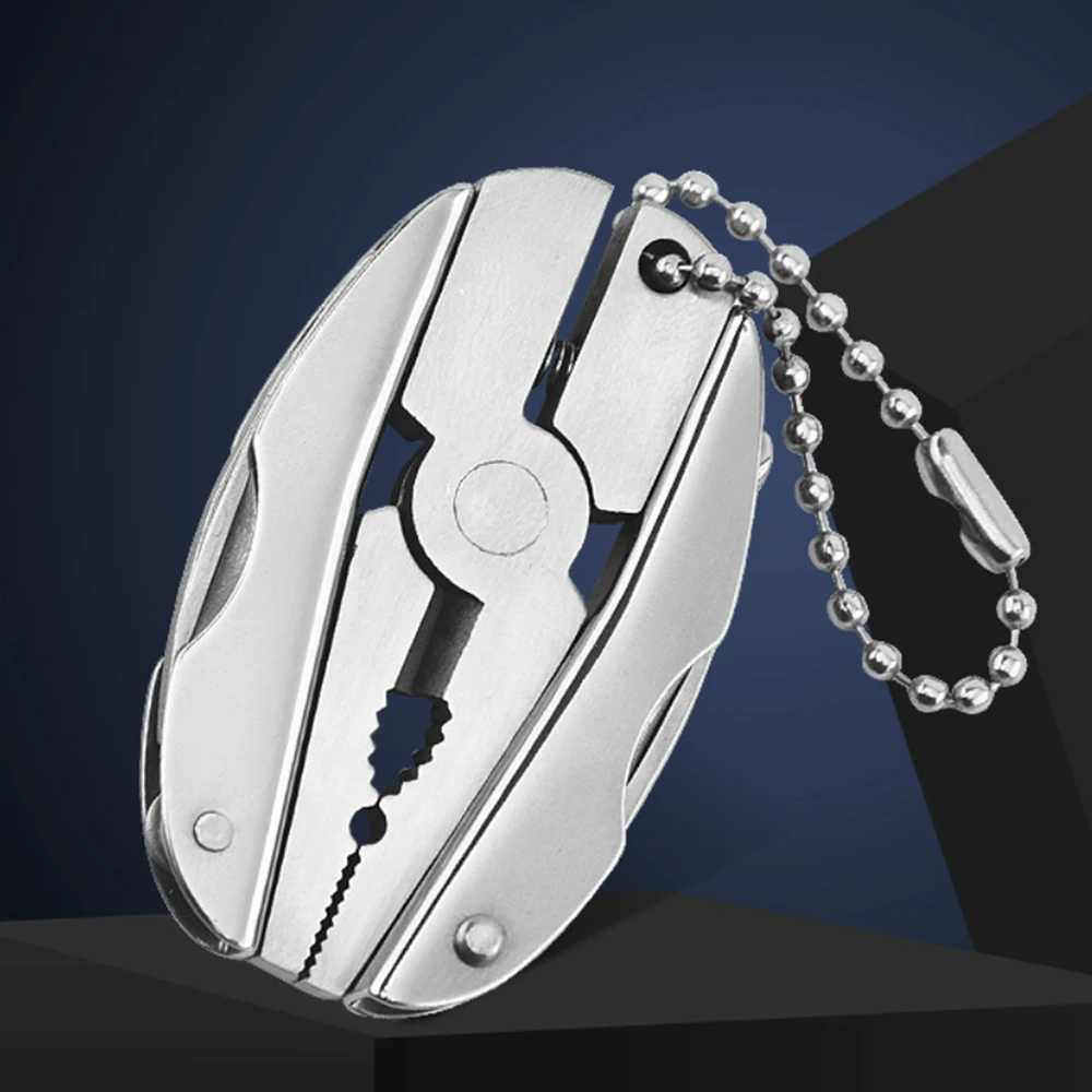 Mini Multifunctional Pliers Portable Stainless Steel Folding Tool Emergency Equipment Outdoor Camping Combination Tool Kit J251121