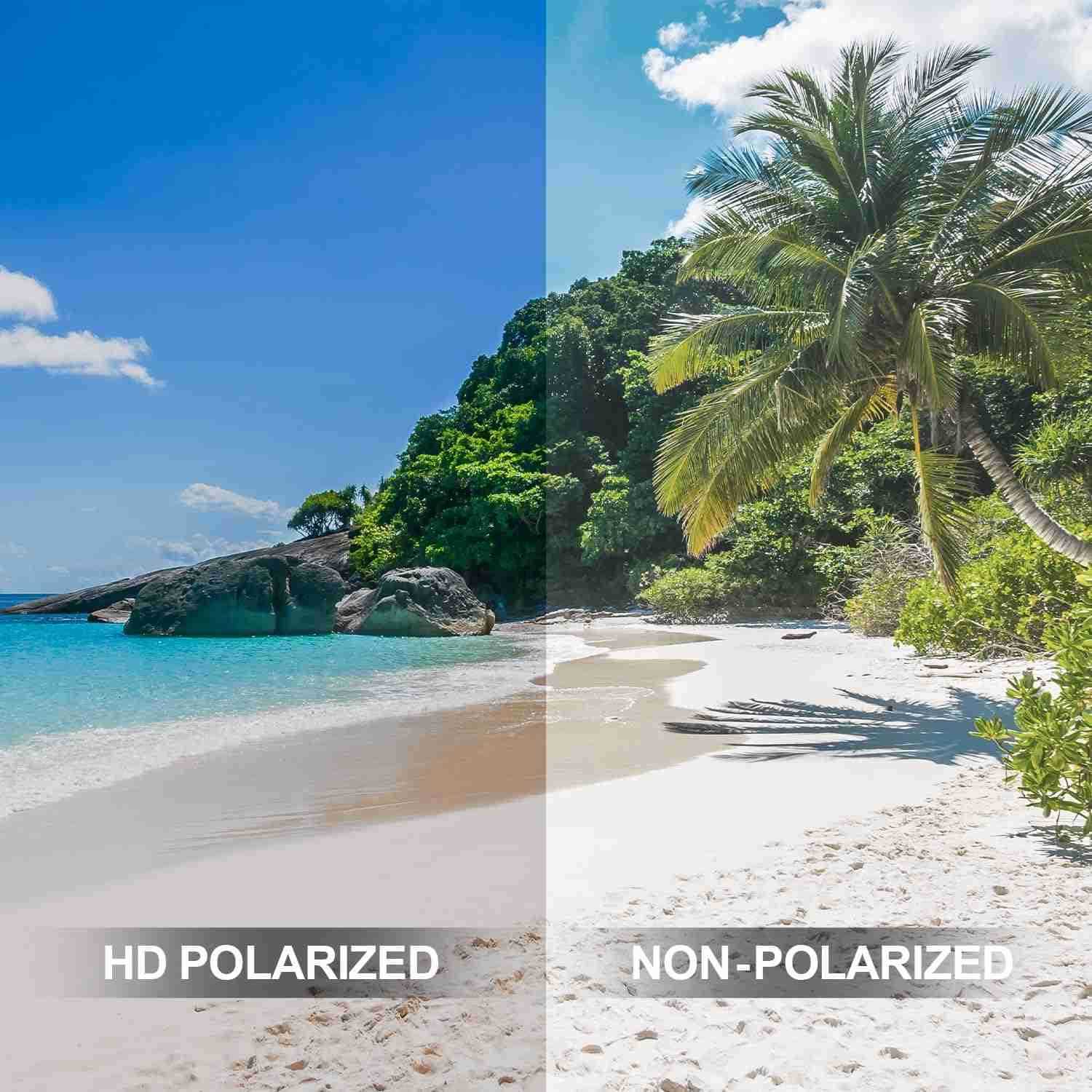 Polarized Sports Sunglasses for Men Women Driving Fishing Cycling Running UV Protection W251008